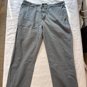 34/32 Saks Fifths Avenue 100% cotton Chinos. Grey. GUC